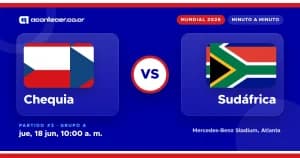 Chequia y Sudáfrica empatan 1-1 en el Mundial 2026