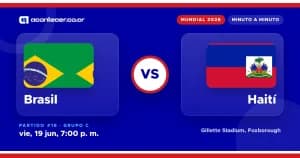 Brasil golea 3-0 a Haití con doblete de Cunha en el Mundial 2026