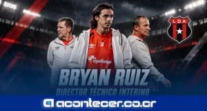 Bryan Ruiz asume dirección técnica interina de Alajuelense