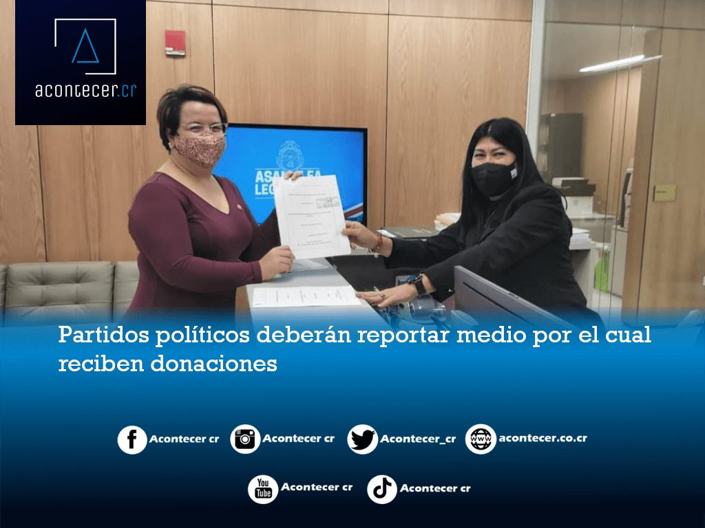 Partidos Políticos Deberán Reportar Medio Por El Cual Reciben Donaciones