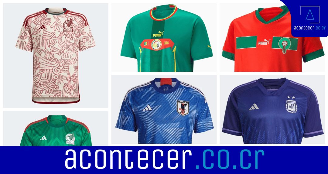 Conozca las camisetas del Mundial Catar 2022