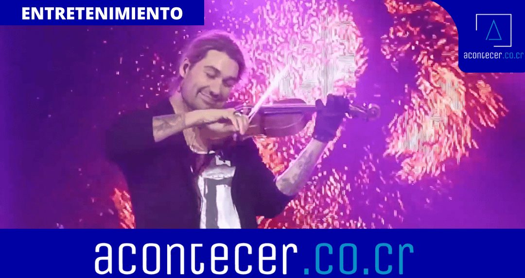 David Garrett, el famoso violinista se presentará por primera vez en Costa Rica
