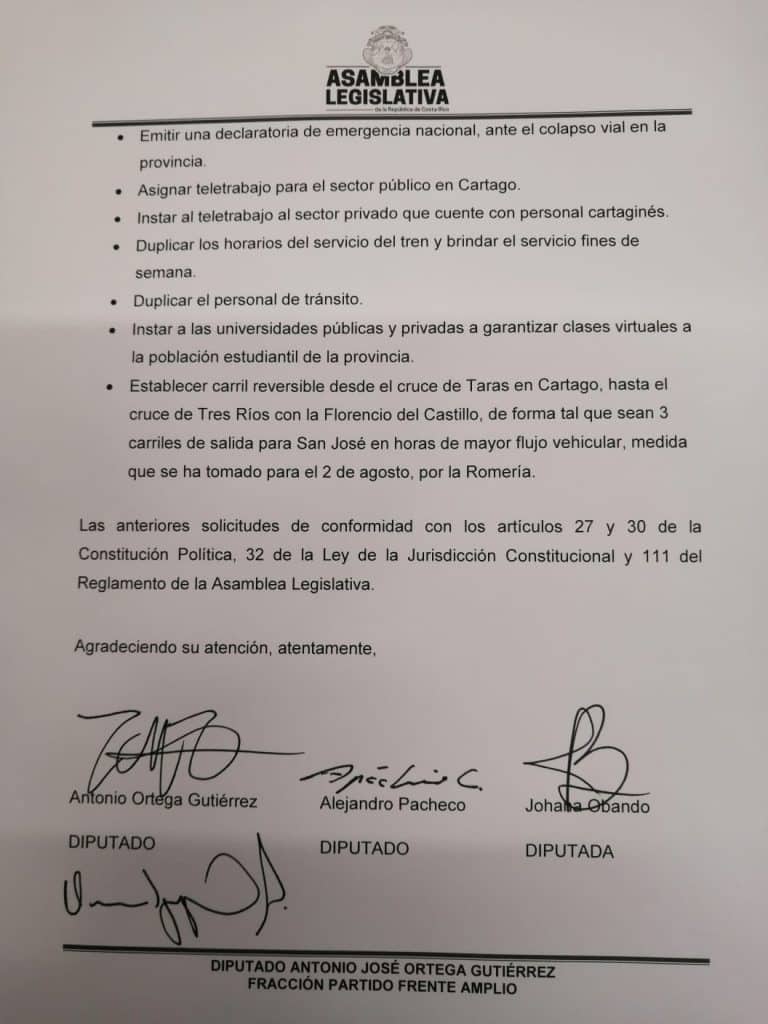 Diputados De Cartago Piden Medidas De Emergencia Tras Crisis En Infraestructura Vial