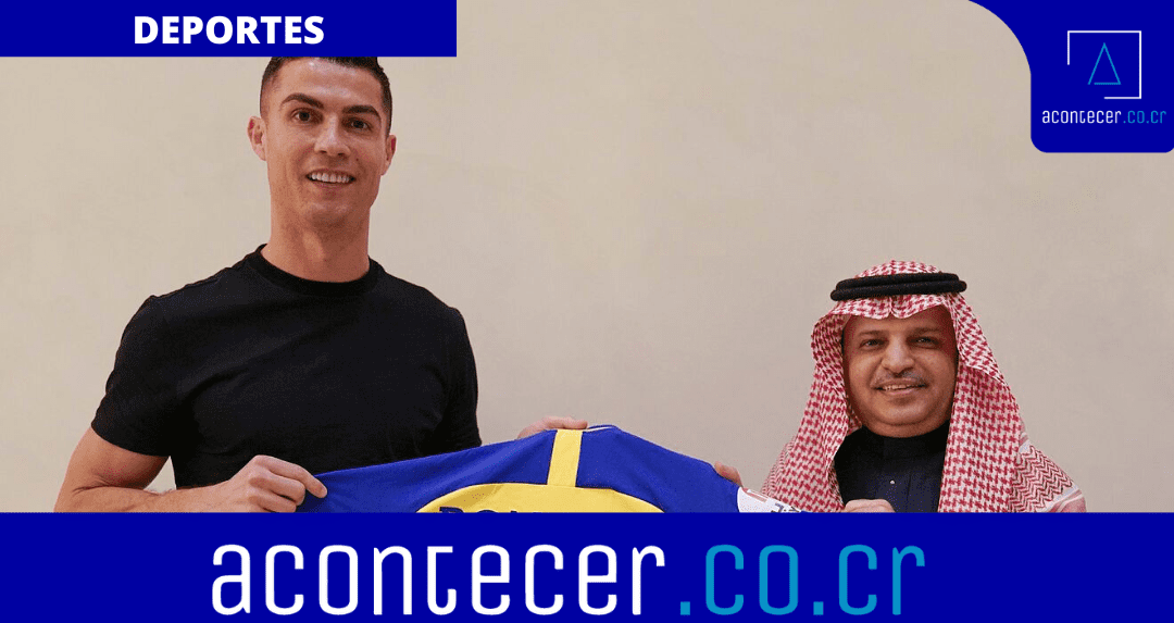 Cristiano Ronaldo en su presentación con el Al Nassr