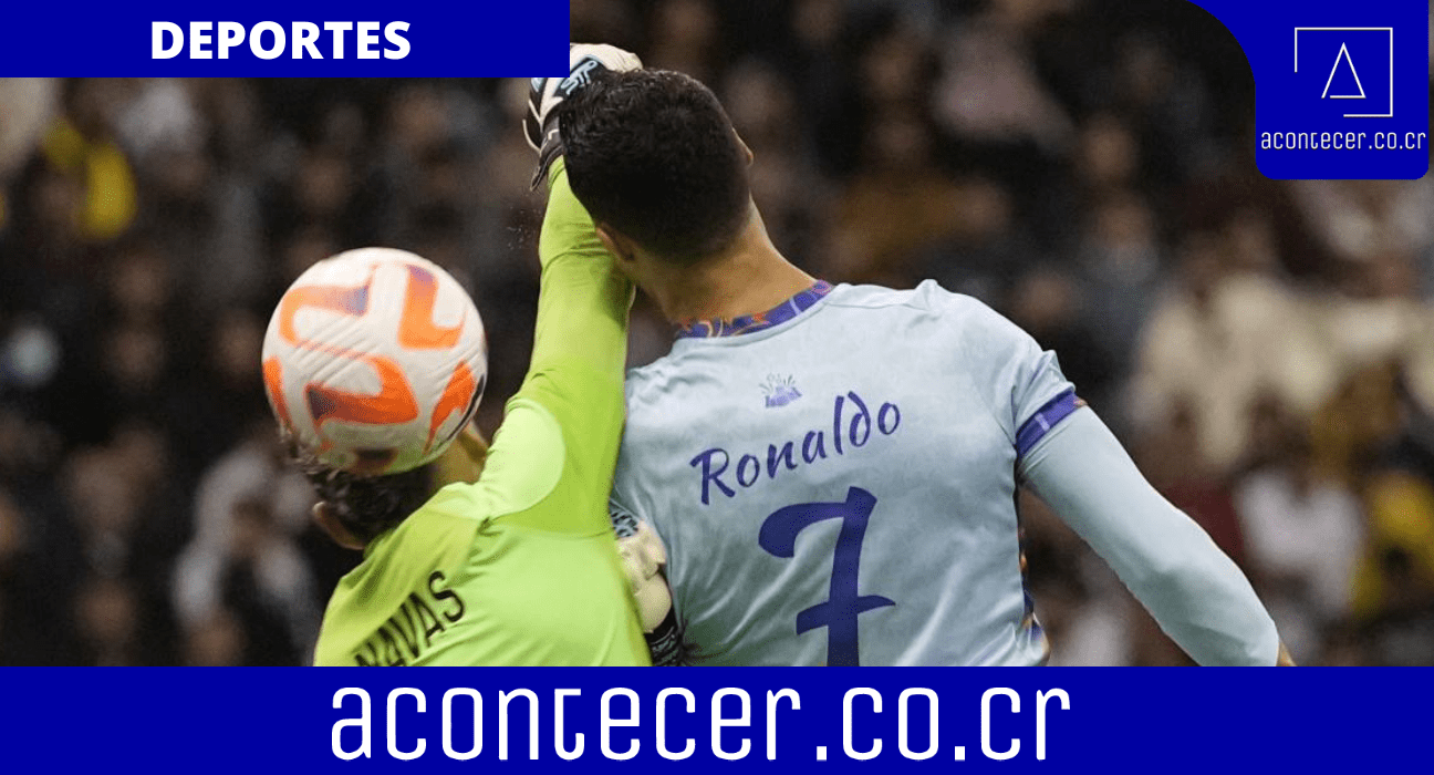 Keylor Navas jugó ante Cristiano Ronaldo en un encuentro disputado en Riad