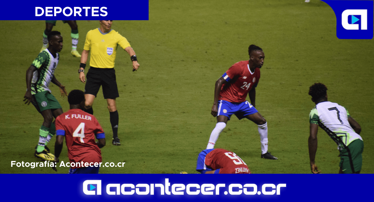 Costa Rica ante Nigeria, imagen ilustrativa. Fotografía: Acontecer.co.cr Nations League Costa Rica