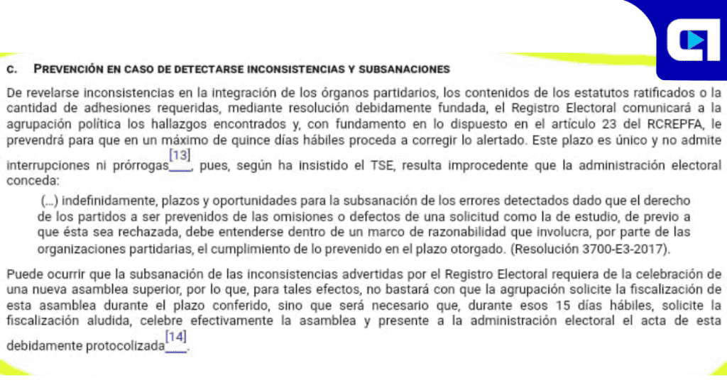 Partido “rodriguista” Pueblo Soberano desinscrito por el TSE