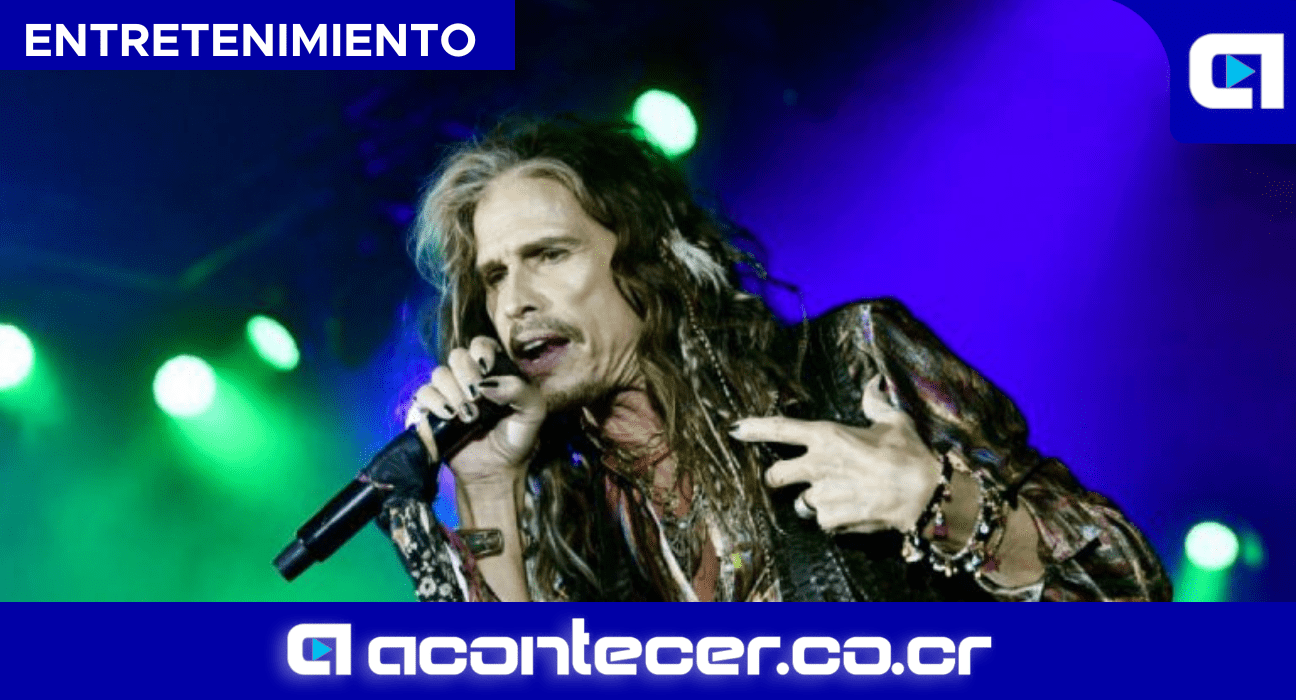 Aerosmith prepara su gira final. En la imagen Steven Tyler