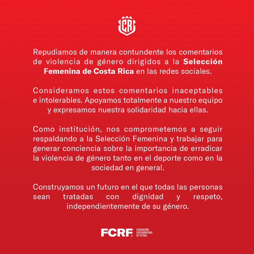 Fedefútbol Condena Comentarios Misóginos Dirigidos A La Selección Femenina