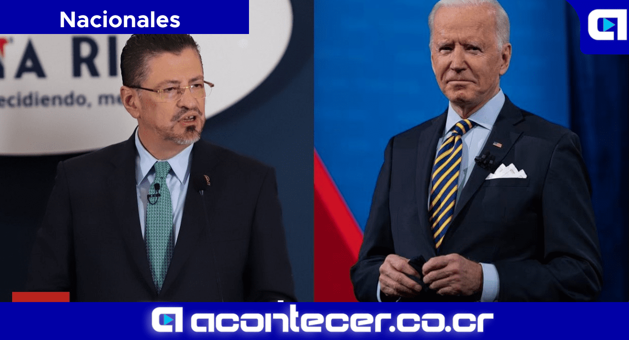 Rodrigo Chaves y Joe Biden Casa Blanca Reunion histórica