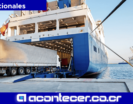 Ferry de carga entre Caldera y El Salvador. MOPT Comercio y Turismo