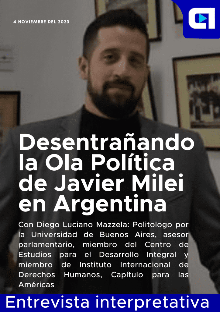 DIego Luciano Mazella Politologo
Milei