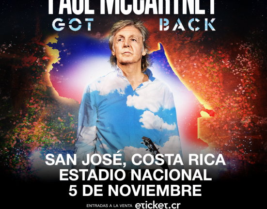 Paul McCartney Regresa a Costa Rica con su gira Got Back este Noviembre