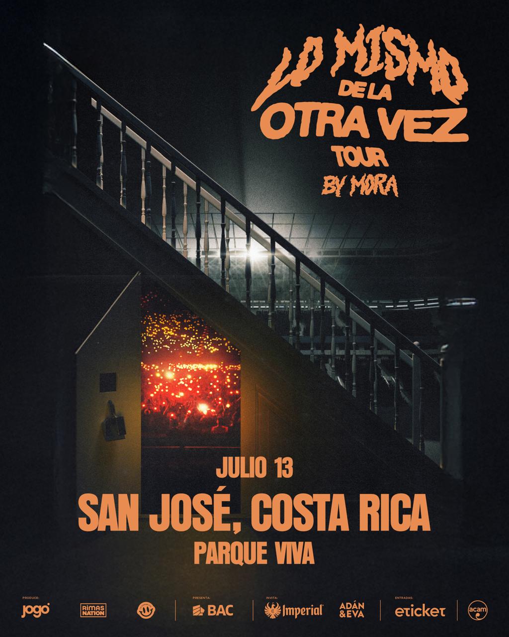 “Lo Mismo De La Otra Vez Tour” Mora Regresa A Costa Rica