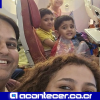 La última foto familiar que conmueve al mundo tras el choque del avión en India