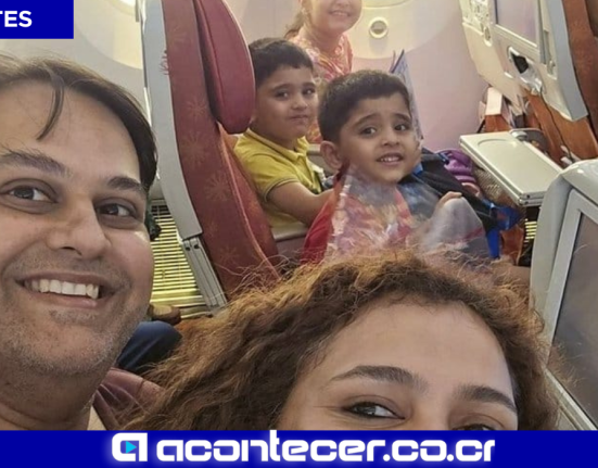 La última foto familiar que conmueve al mundo tras el choque del avión en India