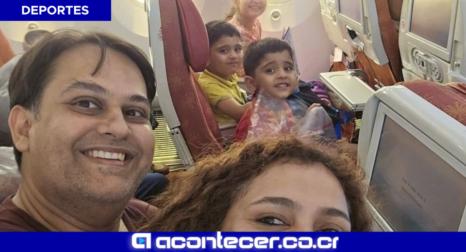 La última foto familiar que conmueve al mundo tras el choque del avión en India