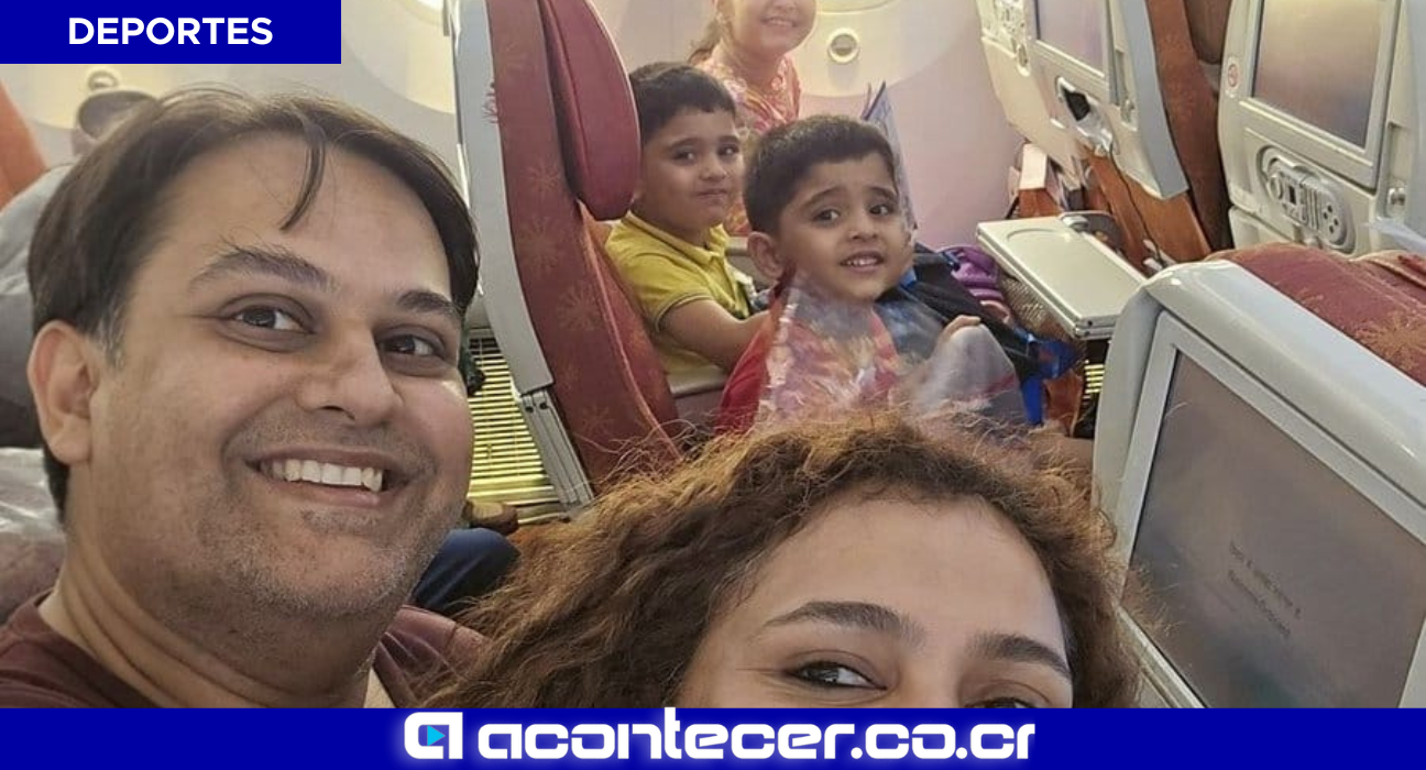 La última foto familiar que conmueve al mundo tras el choque del avión en India
