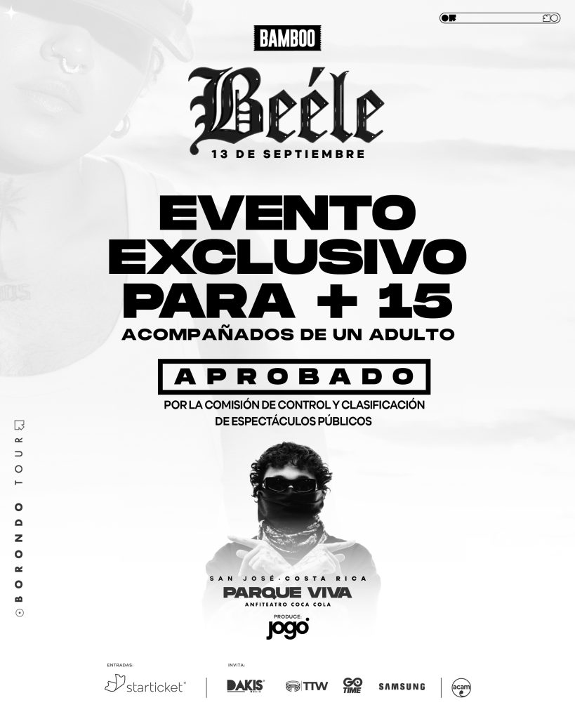 Beéle en Costa Rica: últimas entradas disponibles para vivir un show inolvidable en Parque Viva Beéle en Costa Rica: últimas entradas disponibles para vivir un show inolvidable en Parque Viva