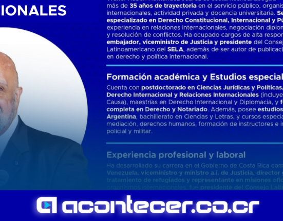 Walter Rubén Hernández Juárez es el primer candidato en la papeleta presidencial, postulado por el partido Justicia Social Costarricense.