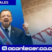 Presidente Rodrigo Chaves anuncia veto a la Ley de Ejecución de la Pena