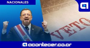 Presidente Rodrigo Chaves anuncia veto a la Ley de Ejecución de la Pena