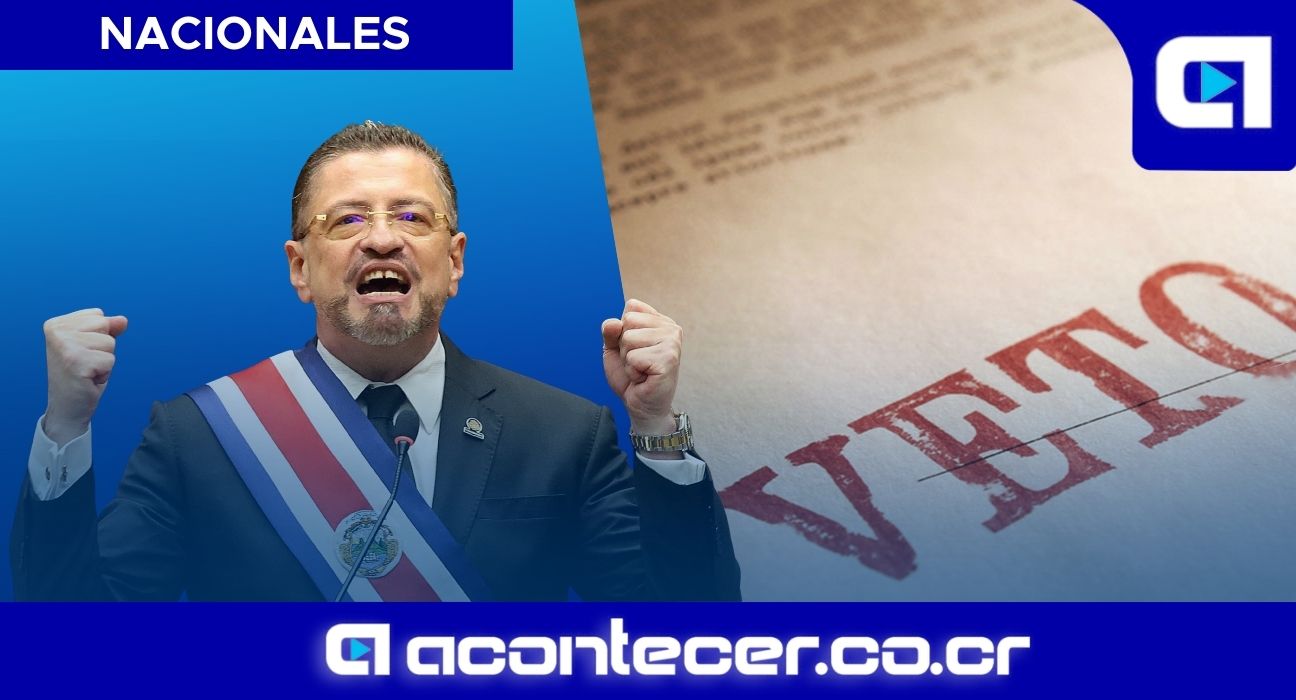 Presidente Rodrigo Chaves anuncia veto a la Ley de Ejecución de la Pena