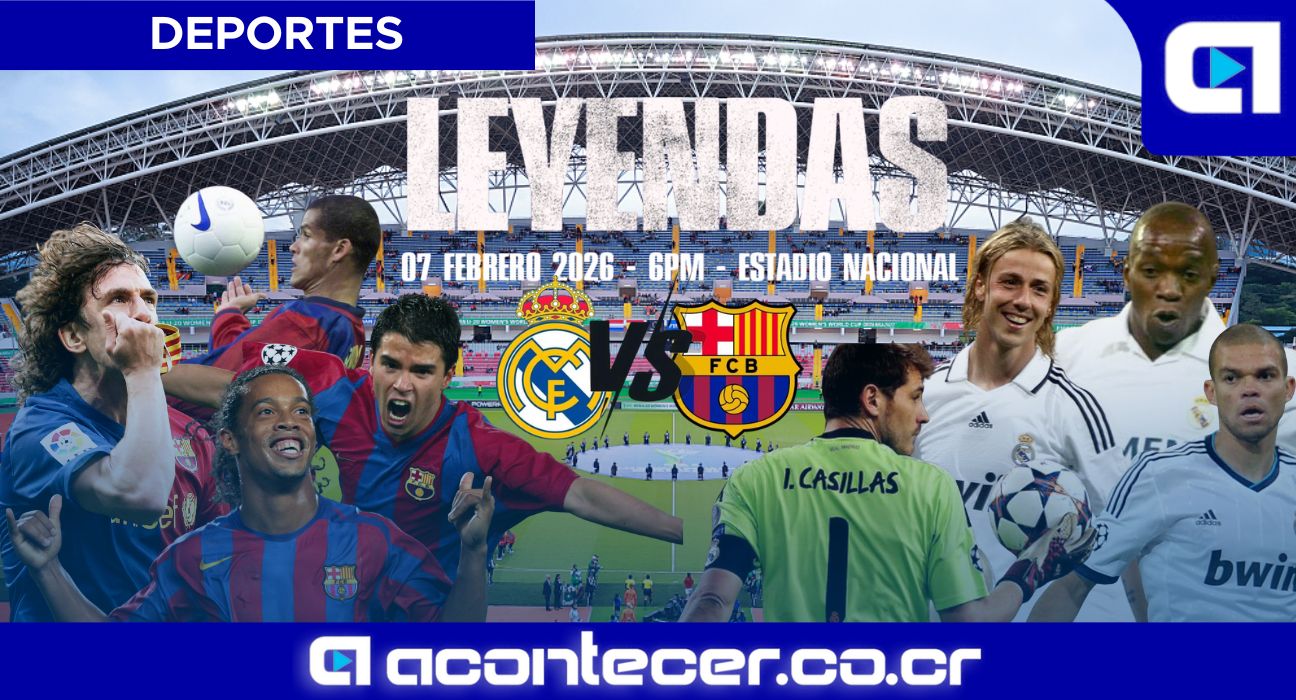 Estas son las leyendas del Real Madrid y el Barça que brillarán este sábado en Costa Rica