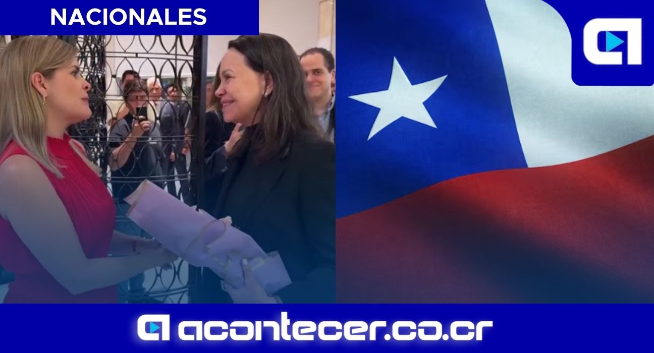 Así fue el saludo entre Laura Fernández y María Corina Machado en Chile